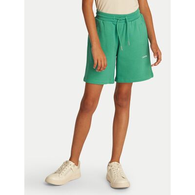 Calvin Klein Jeans Szorty sportowe New Inst. Logo IU0IU00703 Zielony Relaxed Fit 8 Zielony Unisex Dziecko Calvin Klein Jeans Szorty sportowe New Inst. Logo IU0IU00703 Zielony Relaxed Fit 8 Zielony Unisex Dziecko