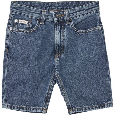 Calvin Klein Jeans Szorty jeansowe LVCKSJC42B Niebieski Regular Fit 10Y Niebieski Unisex Dziecko Calvin Klein Jeans Szorty jeansowe LVCKSJC42B Niebieski Regular Fit 10Y Niebieski Unisex Dziecko