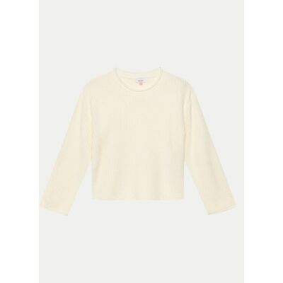 Vero Moda Girl Sweter Sayla 10300633 Beżowy Regular Fit 134_140 Beżowy Dziewczynka Vero Moda Girl Sweter Sayla 10300633 Beżowy Regular Fit 134_140 Beżowy Dziewczynka