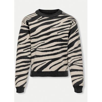 Kids ONLY Sweter 15320387 Czarny Regular Fit 146_152 Czarny Dziewczynka Kids ONLY Sweter 15320387 Czarny Regular Fit 146_152 Czarny Dziewczynka