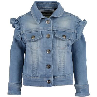 Blue Seven Kurtka jeansowa 925000 X Niebieski Regular Fit 68 Niebieski Dziewczynka Blue Seven Kurtka jeansowa 925000 X Niebieski Regular Fit 68 Niebieski Dziewczynka
