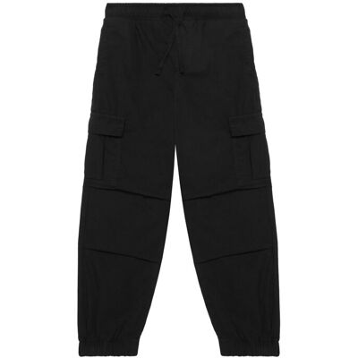 Guess Spodnie materiałowe L6GB05 WR470 Czarny Regular Fit 14Y Czarny Chłopiec Guess Spodnie materiałowe L6GB05 WR470 Czarny Regular Fit 14Y Czarny Chłopiec