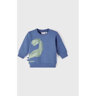 NAME IT Bluza 13212747 Niebieski Regular Fit 62 Niebieski Chłopiec NAME IT Bluza 13212747 Niebieski Regular Fit 62 Niebieski Chłopiec