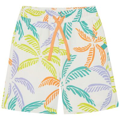 Benetton - Kids - Palmowy-Print - Wielobarwny - Bermuda Shorts Benetton - Kids - Palmowy-Print - Wielobarwny - Bermuda Shorts