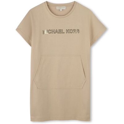 Michael Kors Sukienka codzienna R30353 D Beżowy Regular Fit 14 Beżowy Dziewczynka Michael Kors Sukienka codzienna R30353 D Beżowy Regular Fit 14 Beżowy Dziewczynka