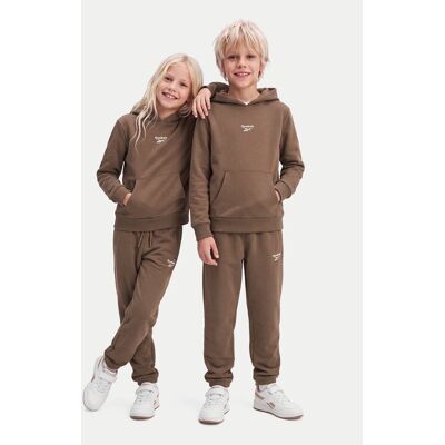 Reebok Komplet dresowy RK95228CCB Brązowy Regular Fit 5_6Y Brązowy Chłopiec Reebok Komplet dresowy RK95228CCB Brązowy Regular Fit 5_6Y Brązowy Chłopiec