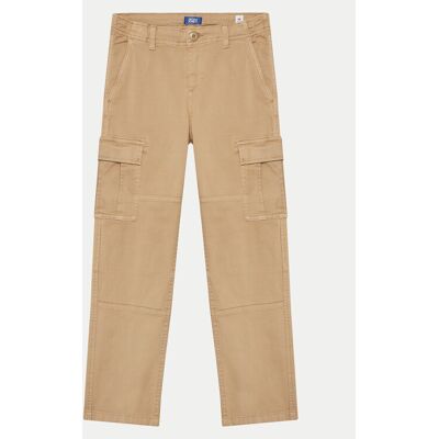 Jack & Jones Junior Spodnie materiałowe 12261033 Beżowy Regular Fit 152 Beżowy Chłopiec Jack & Jones Junior Spodnie materiałowe 12261033 Beżowy Regular Fit 152 Beżowy Chłopiec