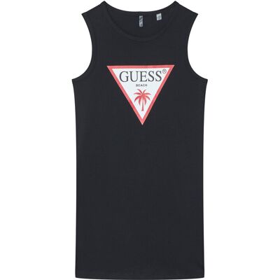 Guess Sukienka codzienna J6GK25 JA914 Czarny Regular Fit 4Y Czarny Dziewczynka Guess Sukienka codzienna J6GK25 JA914 Czarny Regular Fit 4Y Czarny Dziewczynka