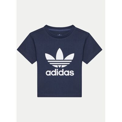 Adidas T-Shirt adicolor Trefoil IY2382 Granatowy Regular Fit 6_7Y Granatowy Unisex Dziecko Adidas T-Shirt adicolor Trefoil IY2382 Granatowy Regular Fit 6_7Y Granatowy Unisex Dziecko