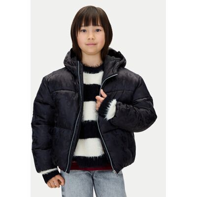 Calvin Klein Jeans Kurtka zimowa IG0IG03020 Czarny Regular Fit 10 Czarny Dziewczynka Calvin Klein Jeans Kurtka zimowa IG0IG03020 Czarny Regular Fit 10 Czarny Dziewczynka