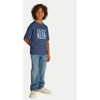 Calvin Klein Jeans T-Shirt Bold Graphic IB0IB02448 Niebieski Relaxed Fit 14 Niebieski Chłopiec Calvin Klein Jeans T-Shirt Bold Graphic IB0IB02448 Niebieski Relaxed Fit 14 Niebieski Chłopiec
