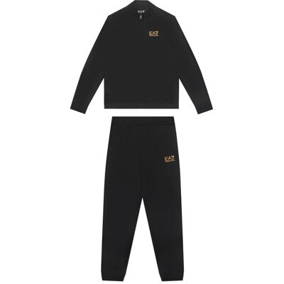 Giorgio Armani EA7 Emporio Armani Dres 7B000030 AF10380 MC004 Czarny Regular Fit 14Y Czarny Chłopiec Giorgio Armani EA7 Emporio Armani Dres 7B000030 AF10380 MC004 Czarny Regular Fit 14Y Czarny Chłopiec