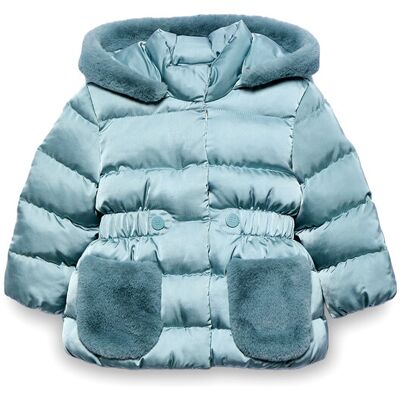 Abel & Lula Kurtka zimowa 5821 Zielony Regular Fit 6_9M Zielony Dziewczynka Abel & Lula Kurtka zimowa 5821 Zielony Regular Fit 6_9M Zielony Dziewczynka