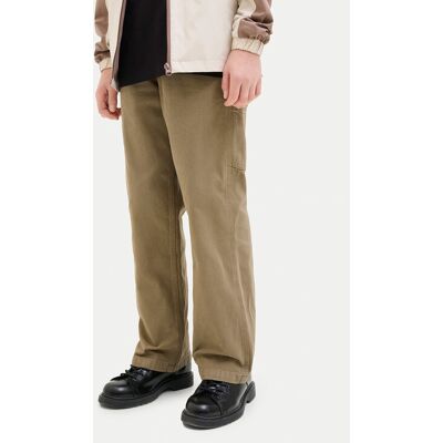 Jack & Jones Junior Spodnie materiałowe Alex 12253790 Brązowy Loose Fit 176 Brązowy Chłopiec Jack & Jones Junior Spodnie materiałowe Alex 12253790 Brązowy Loose Fit 176 Brązowy Chłopiec