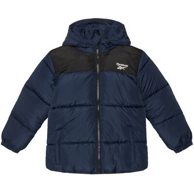 Reebok Kurtka zimowa G12544F Granatowy Regular Fit 5_6Y Granatowy Chłopiec Reebok Kurtka zimowa G12544F Granatowy Regular Fit 5_6Y Granatowy Chłopiec