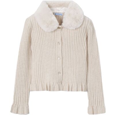 Mayoral Sweter 4311 Écru Regular Fit 5 Kremowy Dziewczynka Mayoral Sweter 4311 Écru Regular Fit 5 Kremowy Dziewczynka