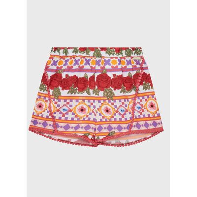 Guess Szorty materiałowe J3GD05 WFBN0 Kolorowy Relaxed Fit 14Y Kolorowy Dziewczynka Guess Szorty materiałowe J3GD05 WFBN0 Kolorowy Relaxed Fit 14Y Kolorowy Dziewczynka
