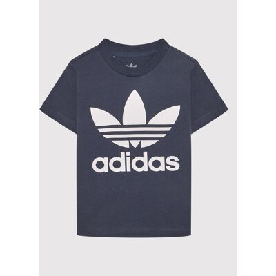 Adidas T-Shirt Trefoil HE2190 Granatowy Regular Fit 0_3M Granatowy Unisex Dziecko Adidas T-Shirt Trefoil HE2190 Granatowy Regular Fit 0_3M Granatowy Unisex Dziecko