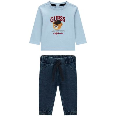 Guess Komplet bluzka i spodnie I6YG07 7K4014 Kolorowy Regular Fit 12M Kolorowy Chłopiec Guess Komplet bluzka i spodnie I6YG07 7K4014 Kolorowy Regular Fit 12M Kolorowy Chłopiec