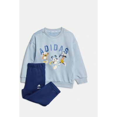 Adidas Dres Disney Mickey Mouse JN6099 Niebieski Regular Fit 3_6M Niebieski Unisex Dziecko Adidas Dres Disney Mickey Mouse JN6099 Niebieski Regular Fit 3_6M Niebieski Unisex Dziecko