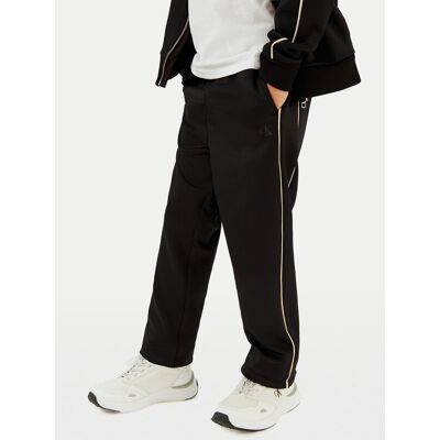 Calvin Klein Jeans Spodnie dresowe Piping IB0IB02606 Czarny Regular Fit 14 Czarny Chłopiec Calvin Klein Jeans Spodnie dresowe Piping IB0IB02606 Czarny Regular Fit 14 Czarny Chłopiec