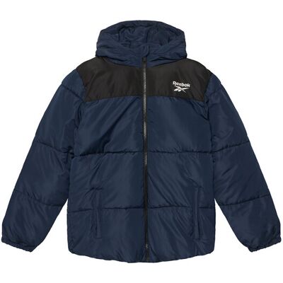 Reebok Kurtka zimowa G12544BF Granatowy Regular Fit 12_13Y Granatowy Chłopiec Reebok Kurtka zimowa G12544BF Granatowy Regular Fit 12_13Y Granatowy Chłopiec