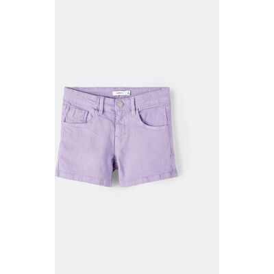 NAME IT Szorty jeansowe Nkfrose 13212157 Fioletowy Regular Fit 122 Fioletowy Dziewczynka NAME IT Szorty jeansowe Nkfrose 13212157 Fioletowy Regular Fit 122 Fioletowy Dziewczynka