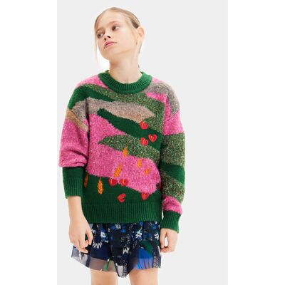 Desigual Sweter 23WGJF05 Kolorowy Regular Fit S Kolorowy Dziewczynka Desigual Sweter 23WGJF05 Kolorowy Regular Fit S Kolorowy Dziewczynka