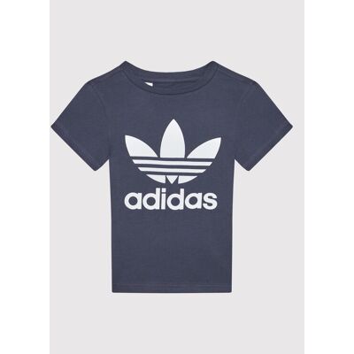 Adidas T-Shirt Trefoil HC9601 Granatowy Regular Fit 15_16Y Granatowy Unisex Dziecko Adidas T-Shirt Trefoil HC9601 Granatowy Regular Fit 15_16Y Granatowy Unisex Dziecko