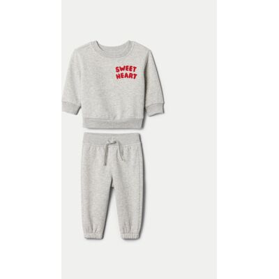 Gap Dres 608850-00 Szary Regular Fit 3_6M Szary Unisex Dziecko Gap Dres 608850-00 Szary Regular Fit 3_6M Szary Unisex Dziecko