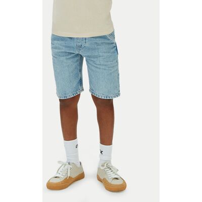 Calvin Klein Jeans Szorty jeansowe Skater LVCKSJC41B Niebieski jasny Relaxed Fit 12Y Niebieski jasny Chłopiec Calvin Klein Jeans Szorty jeansowe Skater LVCKSJC41B Niebieski jasny Relaxed Fit 12Y Niebieski jasny Chłopiec