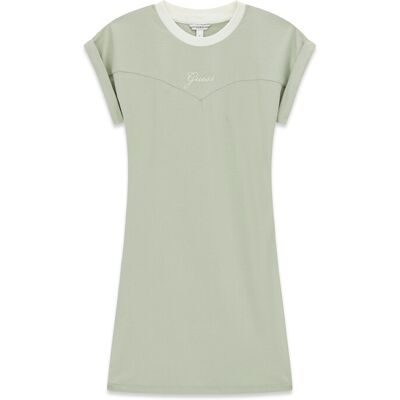 Guess Sukienka codzienna J6GK03 J1314 Zielony Regular Fit 8Y Zielony Dziewczynka Guess Sukienka codzienna J6GK03 J1314 Zielony Regular Fit 8Y Zielony Dziewczynka