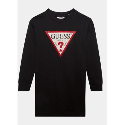 Guess Sukienka codzienna J3YK20 KA6R3 Czarny Regular Fit 12Y Czarny Dziewczynka Guess Sukienka codzienna J3YK20 KA6R3 Czarny Regular Fit 12Y Czarny Dziewczynka