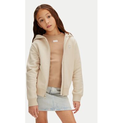 Calvin Klein Jeans Bluza Mini Badge LV1CKSJB34 Beżowy Regular Fit 14Y Beżowy Unisex Dziecko Calvin Klein Jeans Bluza Mini Badge LV1CKSJB34 Beżowy Regular Fit 14Y Beżowy Unisex Dziecko