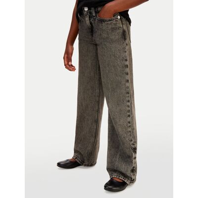 Calvin Klein Jeans Jeansy IG0IG03055 Szary Wide Leg 10 Szary Dziewczynka Calvin Klein Jeans Jeansy IG0IG03055 Szary Wide Leg 10 Szary Dziewczynka