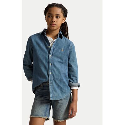 Polo Ralph Lauren Koszula jeansowa 323713843001 Niebieski Regular Fit 128_134 Niebieski Chłopiec Polo Ralph Lauren Koszula jeansowa 323713843001 Niebieski Regular Fit 128_134 Niebieski Chłopiec