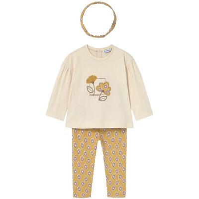Mayoral Komplet bluzka i legginsy 2744 Żółty Regular Fit 18 Żółty Dziewczynka Mayoral Komplet bluzka i legginsy 2744 Żółty Regular Fit 18 Żółty Dziewczynka