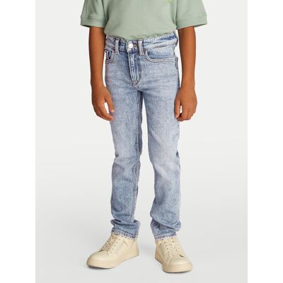 Calvin Klein Jeans Jeansy IB0IB02475 Niebieski Slim Fit 14 Niebieski Chłopiec Calvin Klein Jeans Jeansy IB0IB02475 Niebieski Slim Fit 14 Niebieski Chłopiec
