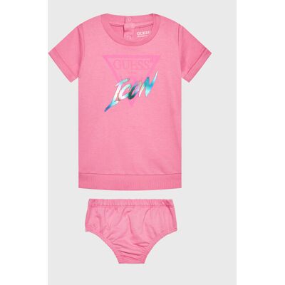 Guess Sukienka codzienna A3RK01 KB4O0 Różowy Regular Fit 12M Różowy Dziewczynka Guess Sukienka codzienna A3RK01 KB4O0 Różowy Regular Fit 12M Różowy Dziewczynka