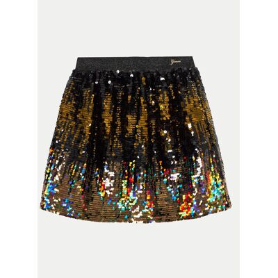 Guess Spódnica J4BD04 KCH50 Czarny Regular Fit 14Y Czarny Dziewczynka Guess Spódnica J4BD04 KCH50 Czarny Regular Fit 14Y Czarny Dziewczynka