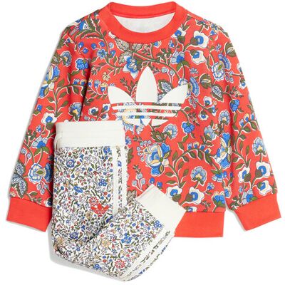 Adidas Dres Liberty London JY3018 Czerwony Regular Fit 0_3M Czerwony Dziewczynka Adidas Dres Liberty London JY3018 Czerwony Regular Fit 0_3M Czerwony Dziewczynka