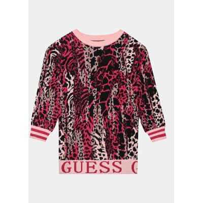 Guess Sukienka dzianinowa K3BK04 Z3AH0 Beżowy Regular Fit 6Y Beżowy Dziewczynka Guess Sukienka dzianinowa K3BK04 Z3AH0 Beżowy Regular Fit 6Y Beżowy Dziewczynka