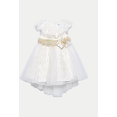 Abel & Lula Sukienka elegancka 5006 Biały Regular Fit 24 Biały Dziewczynka Abel & Lula Sukienka elegancka 5006 Biały Regular Fit 24 Biały Dziewczynka