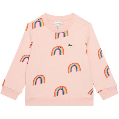 Lacoste Bluza SJ8433 Różowy Regular Fit 6Y Różowy Dziewczynka Lacoste Bluza SJ8433 Różowy Regular Fit 6Y Różowy Dziewczynka