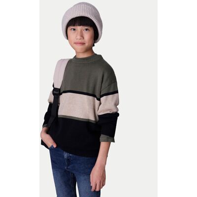 Mayoral Sweter 7303 Khaki Regular Fit 12 Khaki Chłopiec Mayoral Sweter 7303 Khaki Regular Fit 12 Khaki Chłopiec