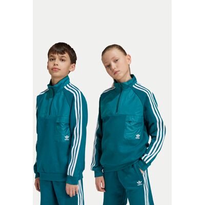 Adidas Bluza IY0012 Turkusowy Relaxed Fit 9_10Y Turkusowy Unisex Dziecko Adidas Bluza IY0012 Turkusowy Relaxed Fit 9_10Y Turkusowy Unisex Dziecko