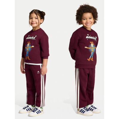 Adidas Spodnie dresowe Pixar Toy Story KG6131 Bordowy Regular Fit 3_4Y Bordowy Unisex Dziecko Adidas Spodnie dresowe Pixar Toy Story KG6131 Bordowy Regular Fit 3_4Y Bordowy Unisex Dziecko
