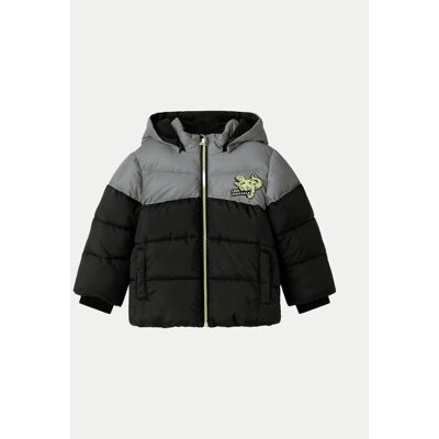 NAME IT Kurtka zimowa 13231304 Czarny Regular Fit 80 Czarny Chłopiec NAME IT Kurtka zimowa 13231304 Czarny Regular Fit 80 Czarny Chłopiec