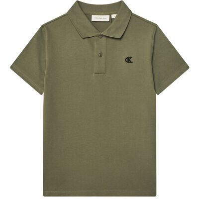 Calvin Klein Jeans Polo Essential IB0IB02486 D Zielony Regular Fit 16 Zielony Chłopiec Calvin Klein Jeans Polo Essential IB0IB02486 D Zielony Regular Fit 16 Zielony Chłopiec