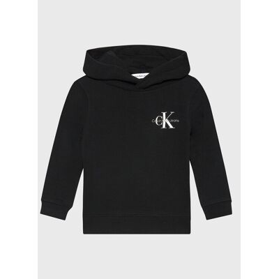 Calvin Klein Jeans Bluza Small Monogram IU0IU00266 Czarny Regular Fit 10 Czarny Unisex Dziecko Calvin Klein Jeans Bluza Small Monogram IU0IU00266 Czarny Regular Fit 10 Czarny Unisex Dziecko